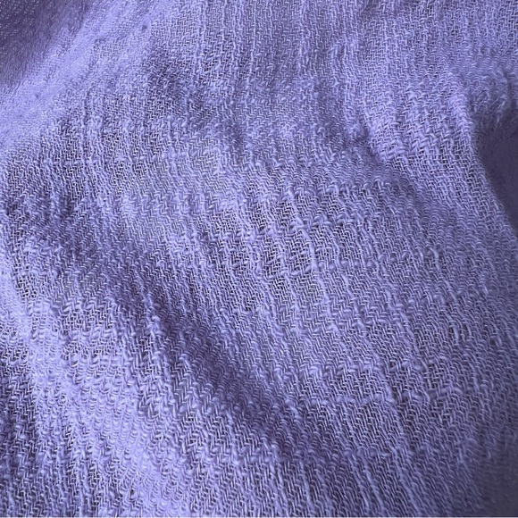 Roots Lavender Gauze 100% Cotton Wrap Scarf 193cmX91cm Throw Lightweight - Picture 9 of 9